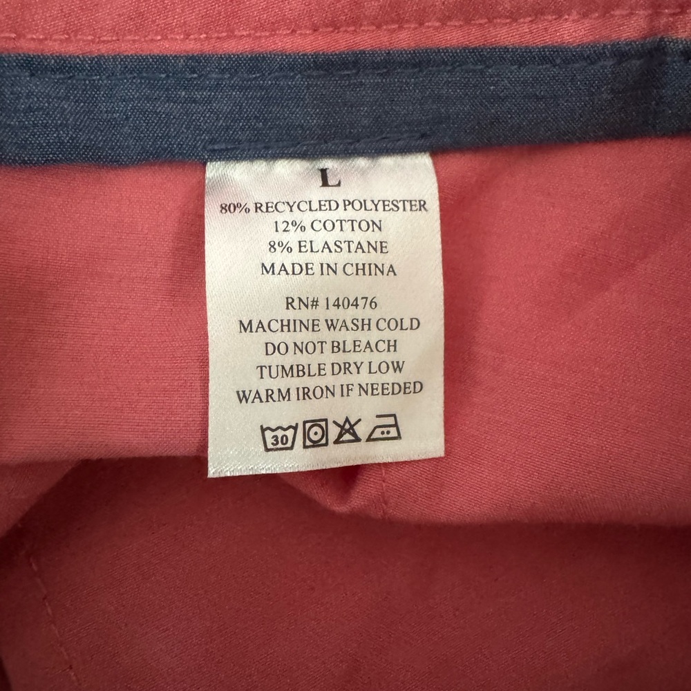 Faherty All Day Flat Front‎ Shorts w Pockets. Women’s Large. Color Spice. - Picture 4 of 8